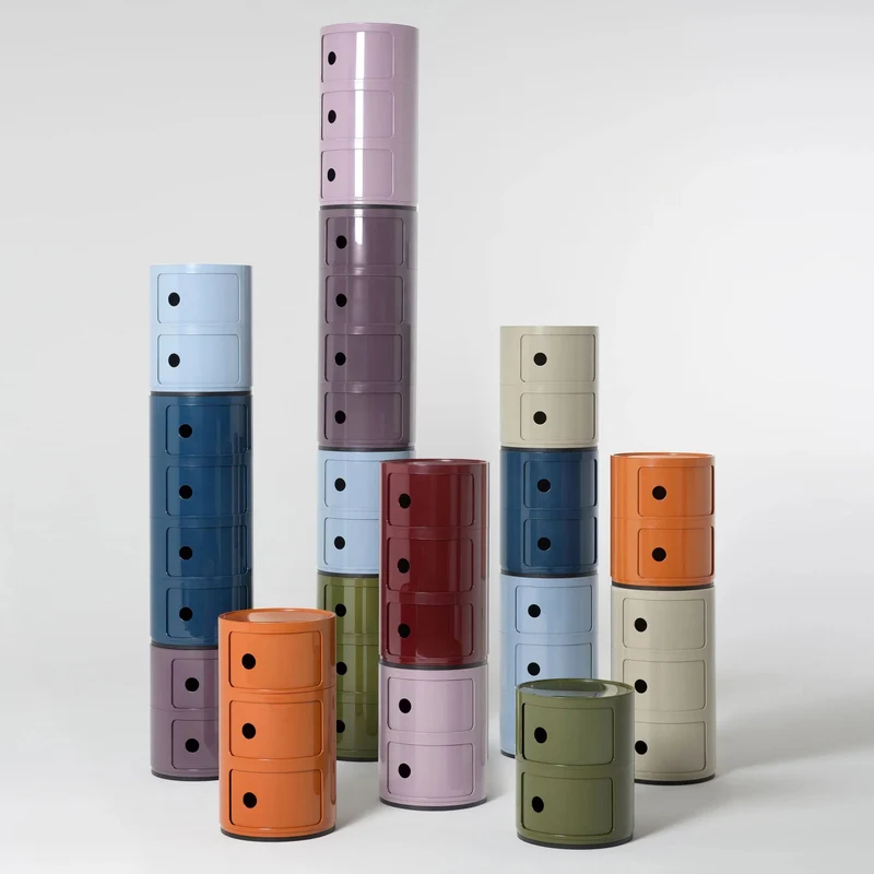 Modulo Living – Ronde Componibili Kast, modulair & lichtgewicht