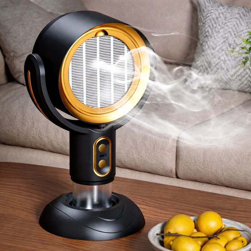 Rookafzuiger – Compacte Geurfilter met Stille Werking en Oplaadbaar Design