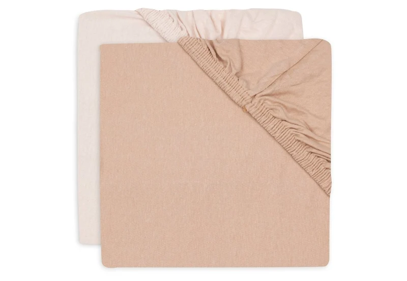Jollein Hoeslaken Ledikant Jersey Blush 70/75X140/150Cm