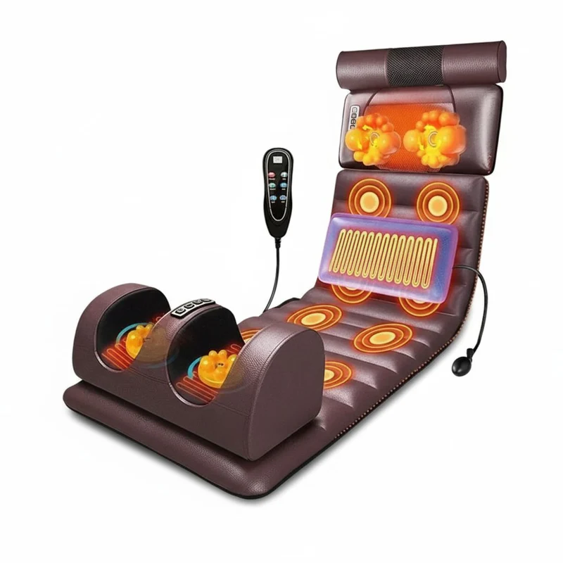 Massagebank – 5 Posities – Afneembaar – Voor Rug en Benen
