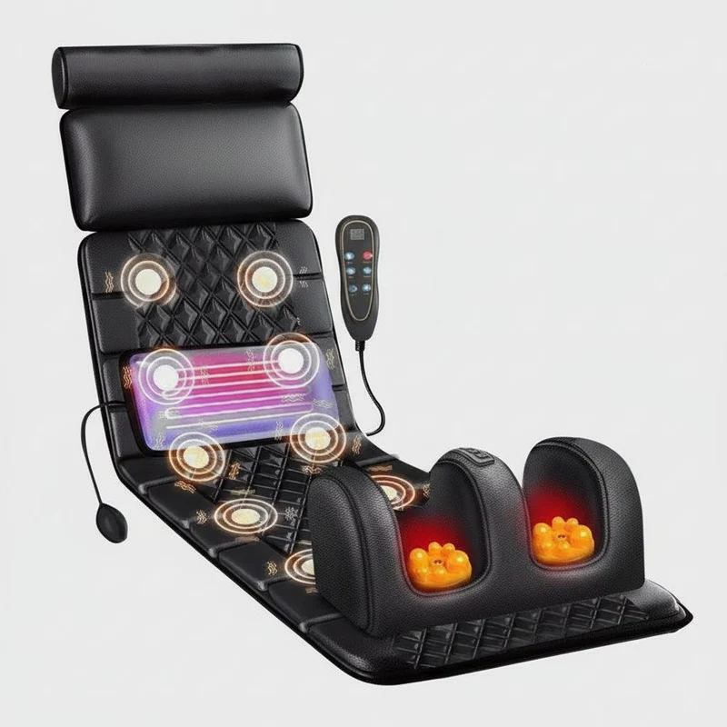 Massagebank – 5 Posities – Afneembaar – Voor Rug en Benen
