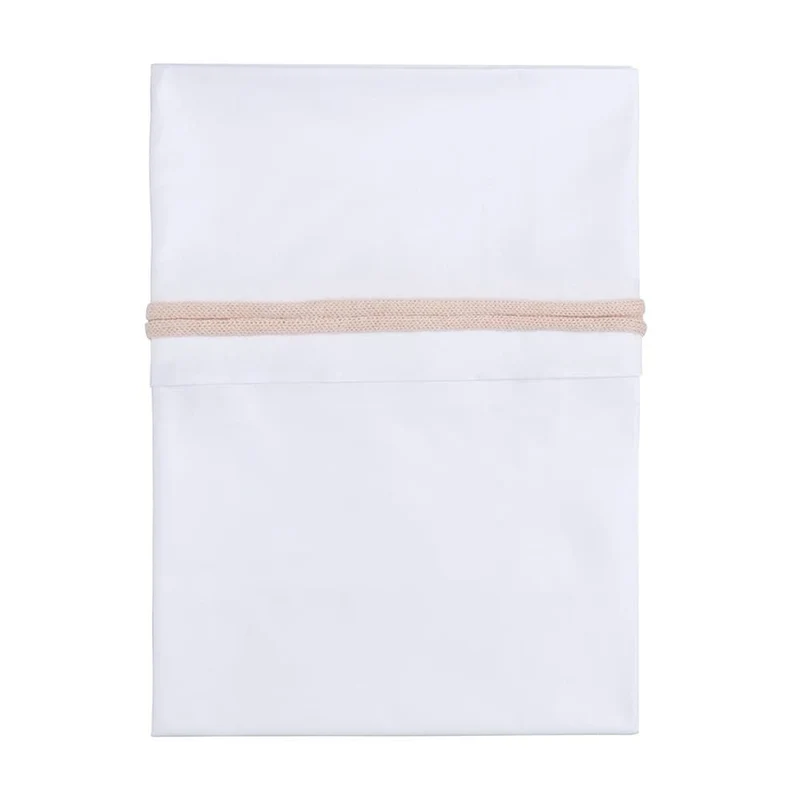 Baby's Only Ledikantlaken Gebreide Bies Blush/Wit