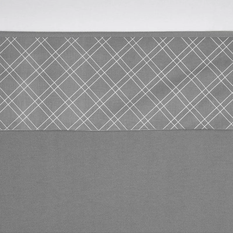 Meyco Ledikantlaken Double Diamond Grey