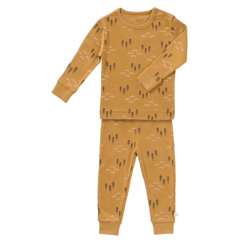 Fresk Baby Pyjama Woods Spruce Yellow 2-delig
