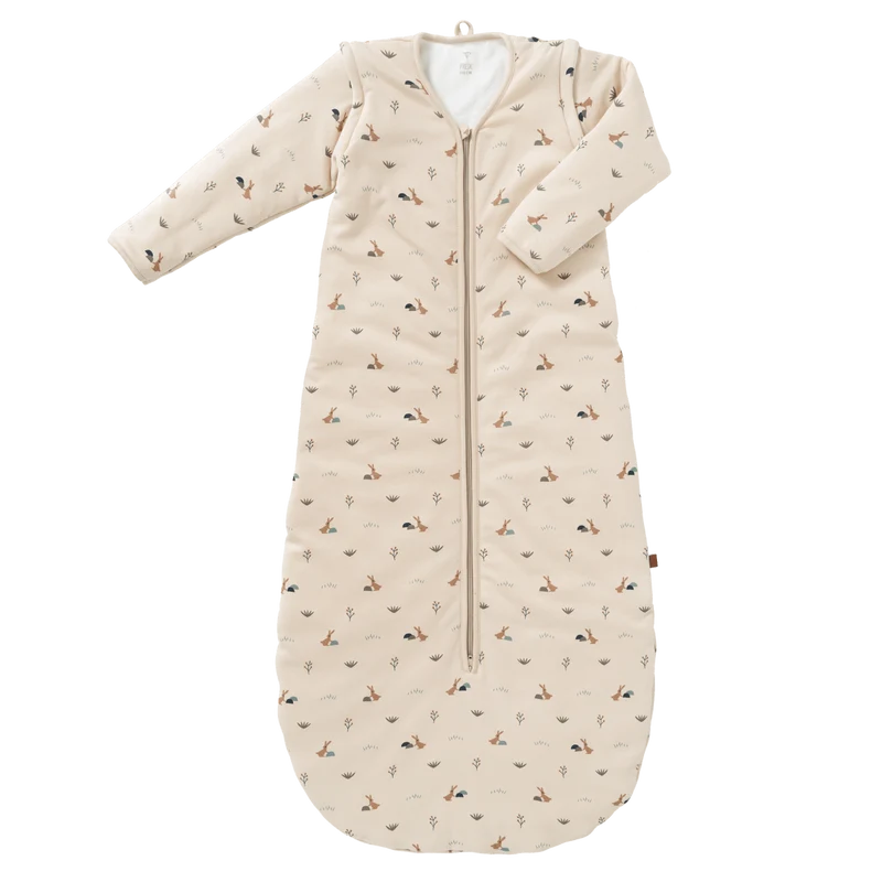 Fresk Slaapzak Baby Rabbit Met Afritsbare Mouw Sandshell 110cm