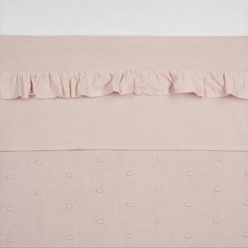 Meyco Ledikantlaken Ruffle Soft Pink