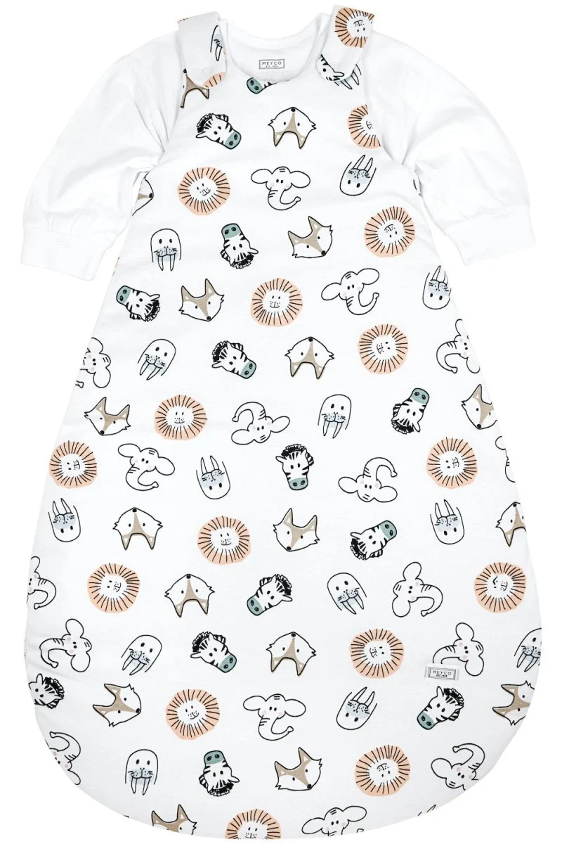 Meyco Slaapzak Baby Winter Rond 2-Delig Animal