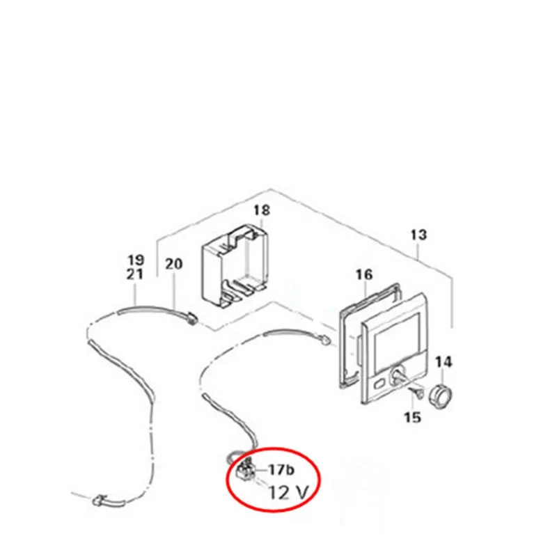Truma Zekeringhouder inclusief 1A Zekering