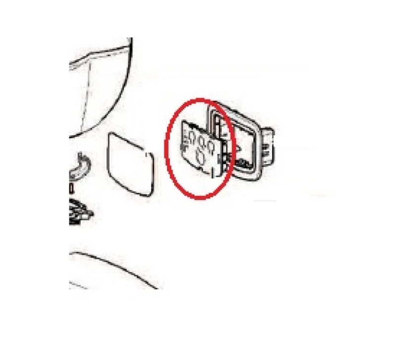 Thetford Printplaat Control SN Cassettetoilet C250/C260