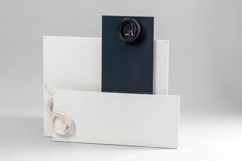 Infrarood mini- en bureauverwarmer 190 Watt | 28,5x120cm | Antraciet