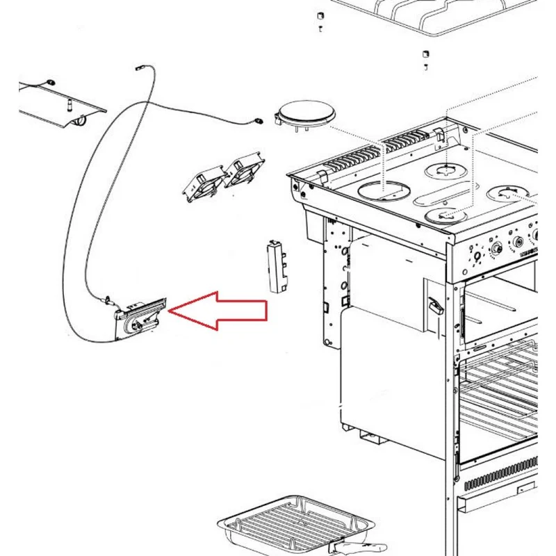 Thetford Thermokoppel en Elektrode voor Grill