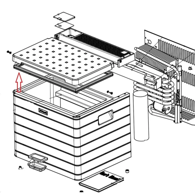 Dometic Afdichtingsrubber Deksel Koelbox 2922613001