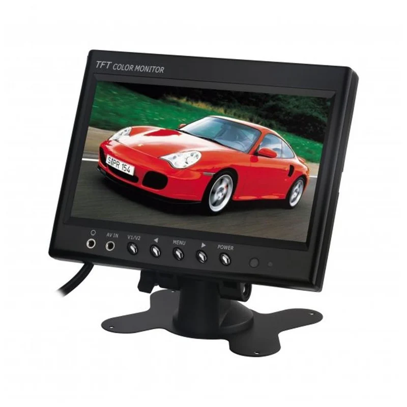 Vechline Monitor 7 inch 12/24V inclusief Steun en Afstandsbediening