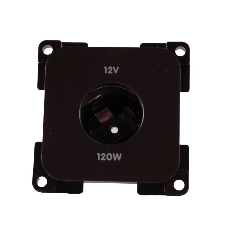 Presto Contactdoos 12V Groot Sigarettenaansteker Inbouw S-10.000 Bruin