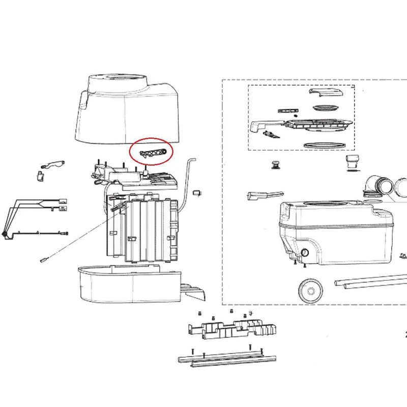 Dometic Zekeringhendel Cassette CT3050
