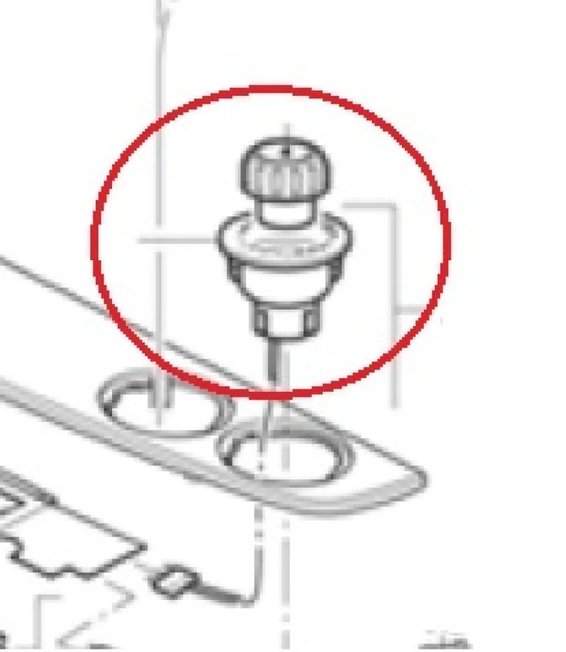 Truma Knop met Verlichting S3004/S5004