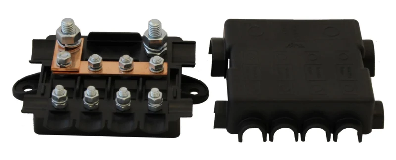 Fjord Outdoor Zekeringhouder Combinatie 1x Mega, 4x Midi