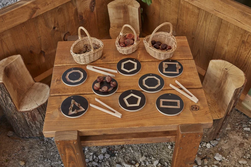 Cosy - Geometrische Vormen Buitenset (8 stuks)