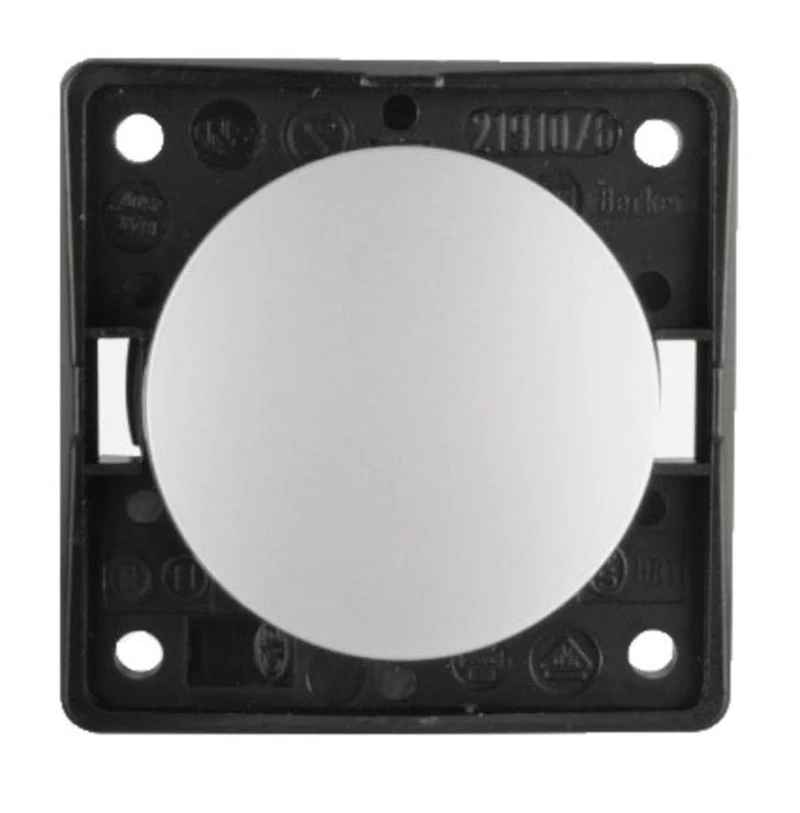 Berker Aan/Uitschakelaar Flow/Pure Inbouw Chroom Mat 230V