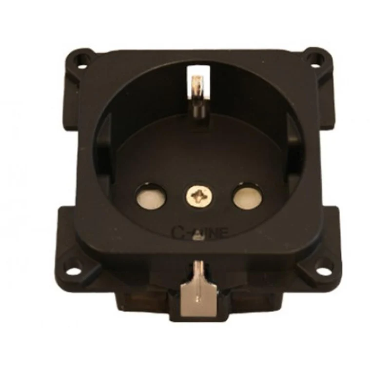 Presto Contactdoos 230V Randaarde Inbouw S-10.000 Bruin