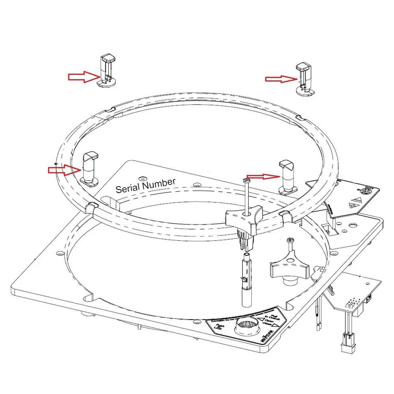 MaxxFan Deluxe 7000/7500 Bevestigingsklemmenring Dakventilator