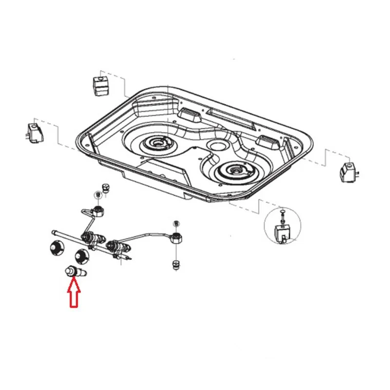 Dometic MO8821 Piezo Aansteker