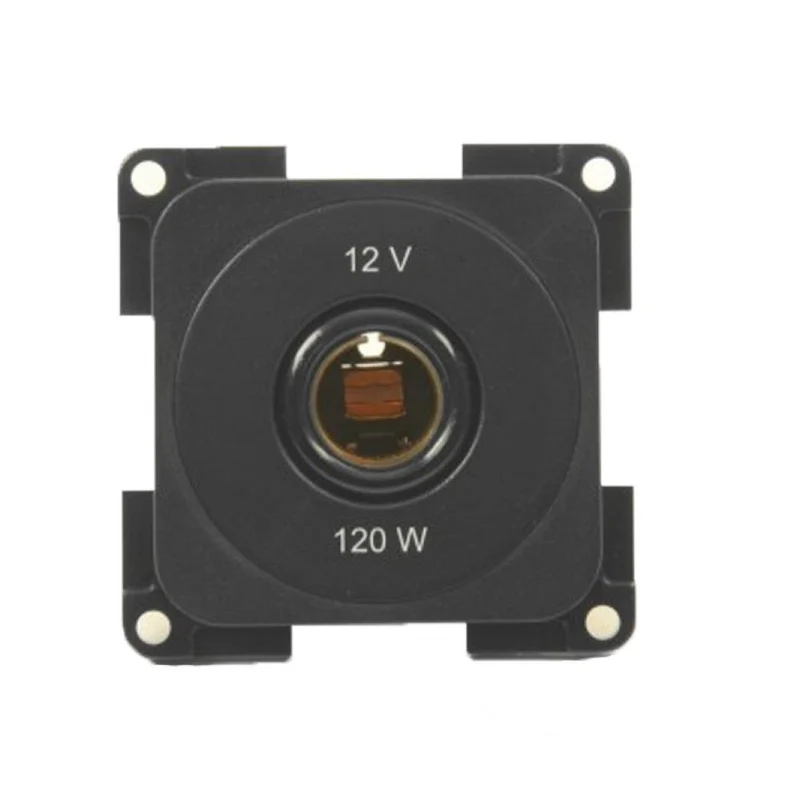 Presto Contactdoos 12V 2-polig Inbouw S-10.000 Bruin