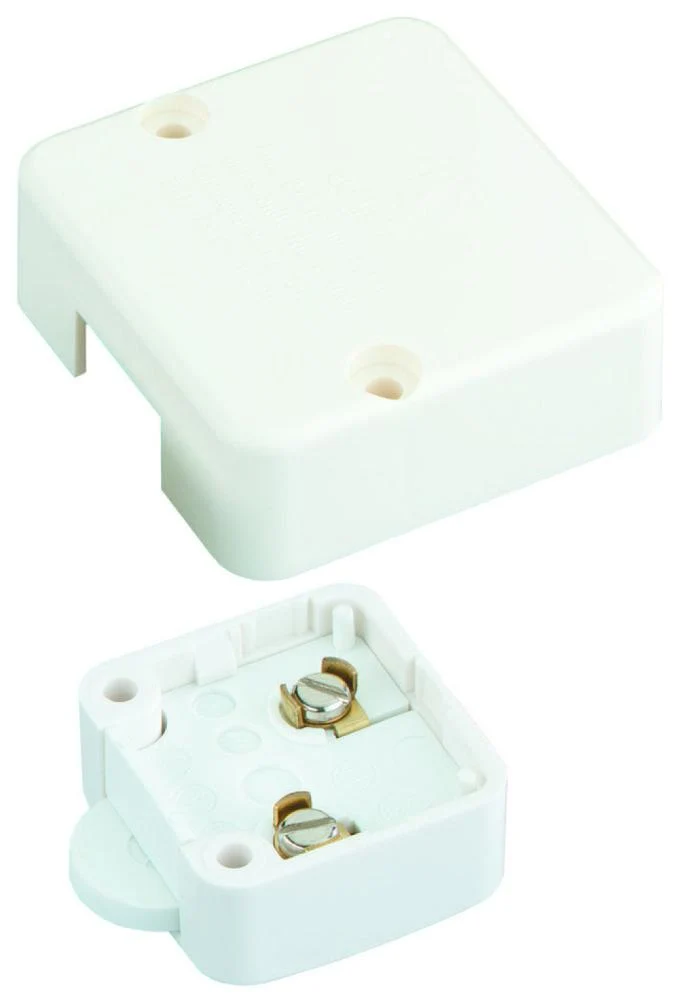 Fjord Outdoor Kastschakelaar Opbouw Vierkant 250V Wit