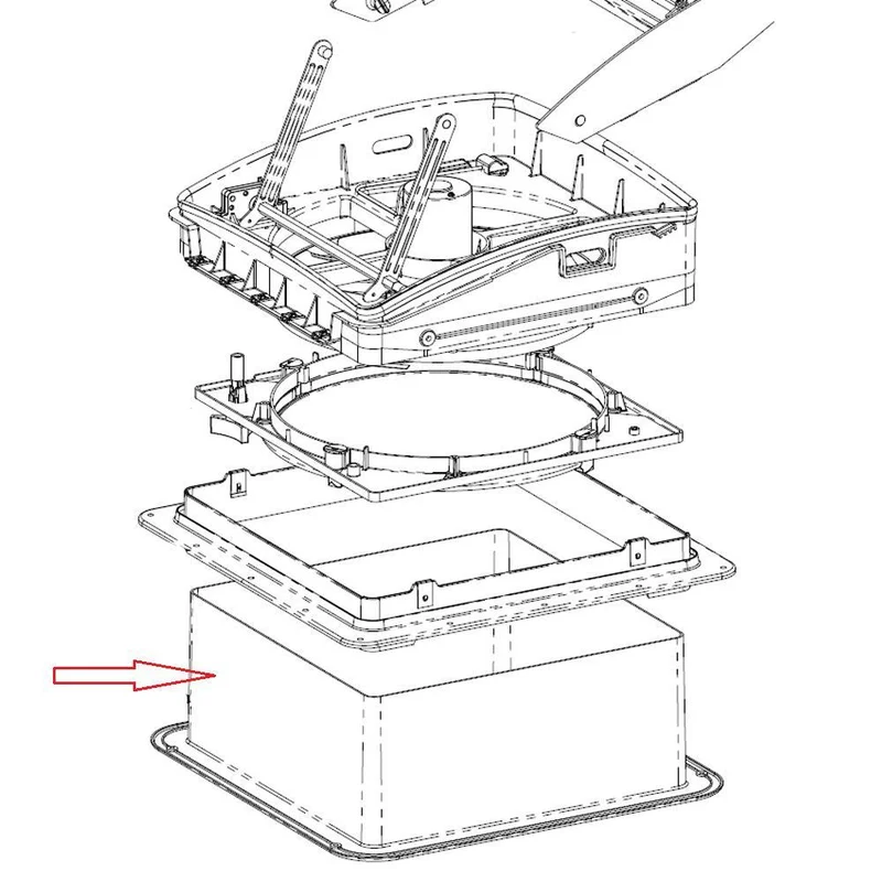 MaxxFan Interieurrand Wit 7,62 cm