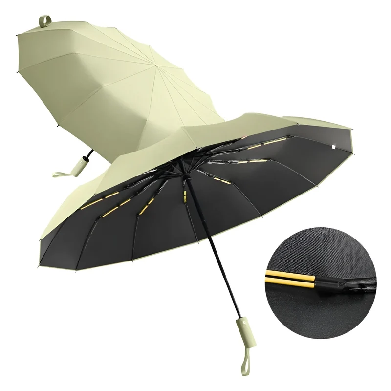 Automatische paraplu – UV-bescherming SPF 50+, Compact & Windbestendig