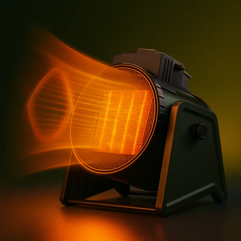 WarmtePunt Elektrische Ruimteverwarmer met Thermostaat en Oscillatie