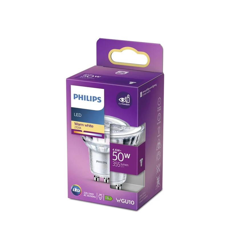 Philips LED Spot 50W GU10 Warmwit