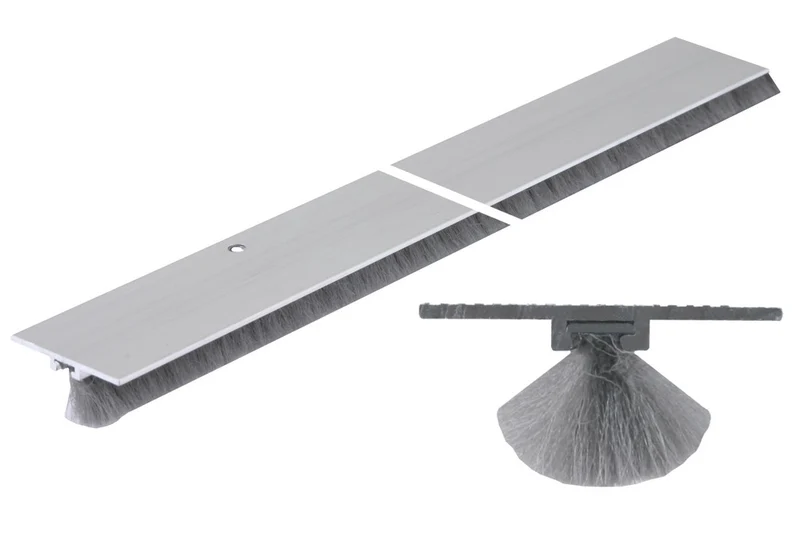 Ellen Dorpelstrip DBS Aluminium Met Borstel 100cm
