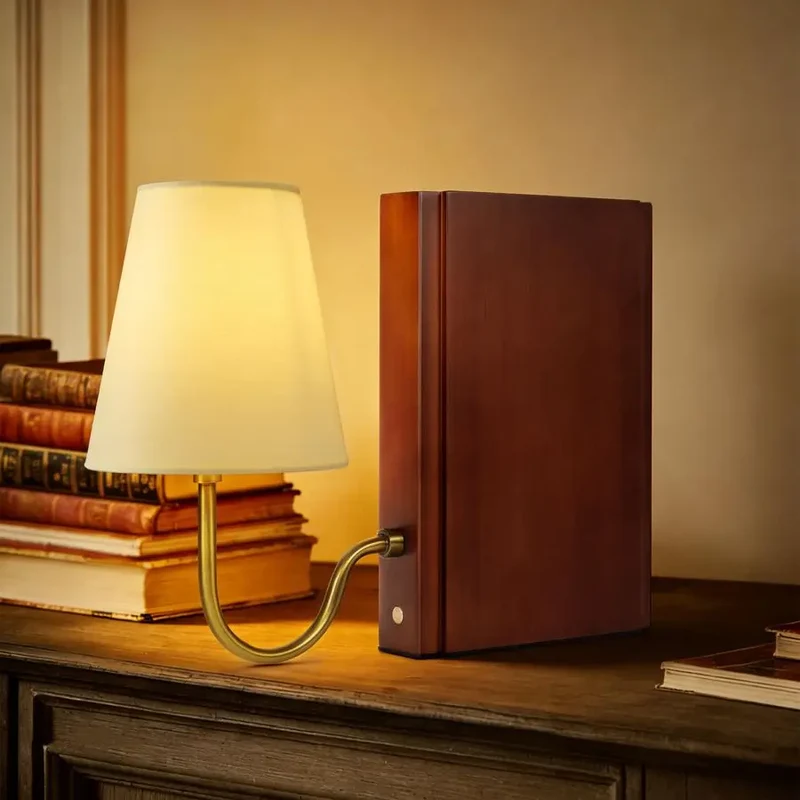 Hidden Page Book Dimmable Table Lamp