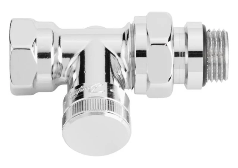 Danfoss Radiator Voetventiel RLV-XG Recht Chroom 1/2"