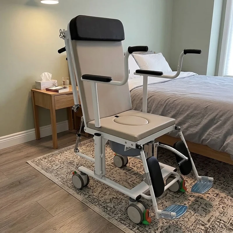 Elderly Transfer Easy Lift Hydraulic Adjustable Transformable Chair Bed