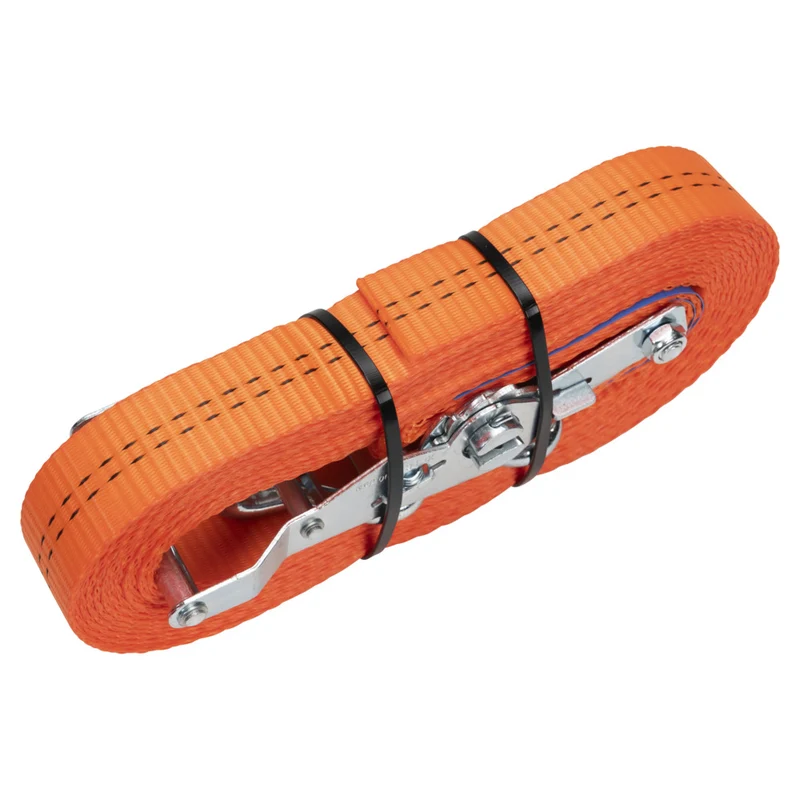 Konvox Spanband 35mm Met Ratel En Haak HD 1000/2000daN Oranje 7m