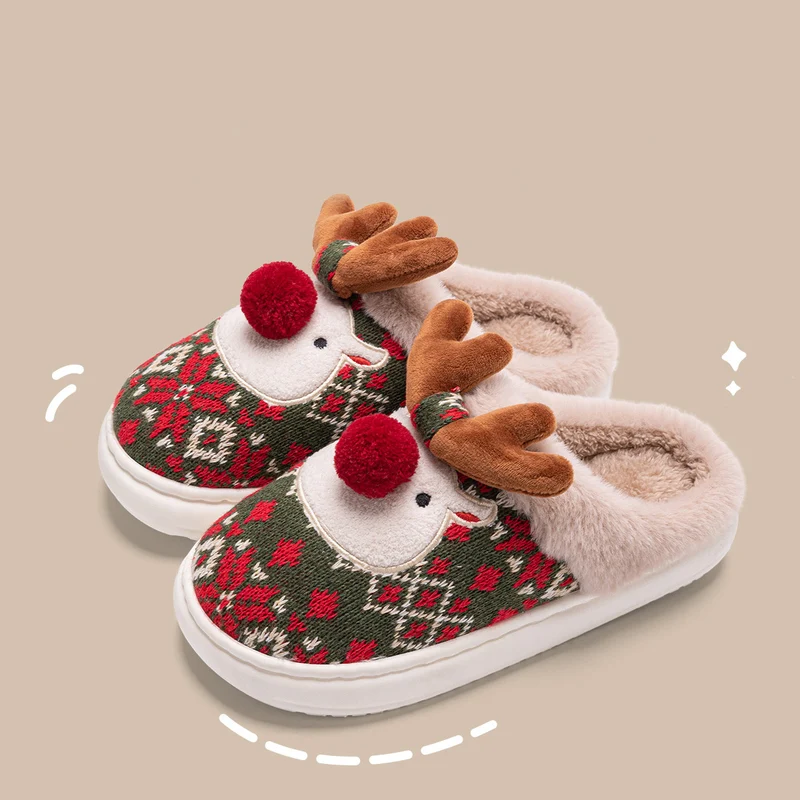 Kerst Huissloffen met Geborduurde Stof