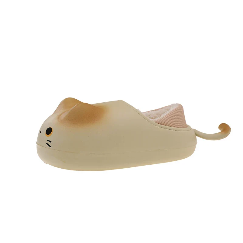 Furry Cat Home Slippers