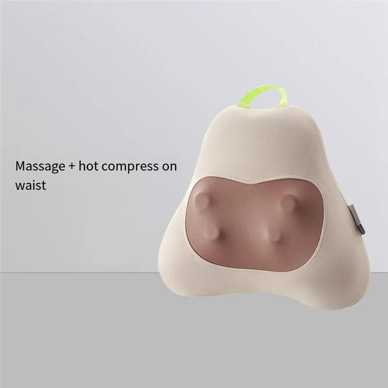 Ergonomic Back Support Heated Vibration Massager