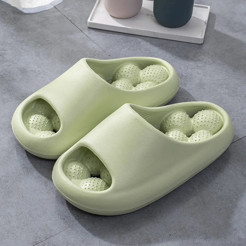 Bubble Arch Thick Sole Massaging Summer Slippers