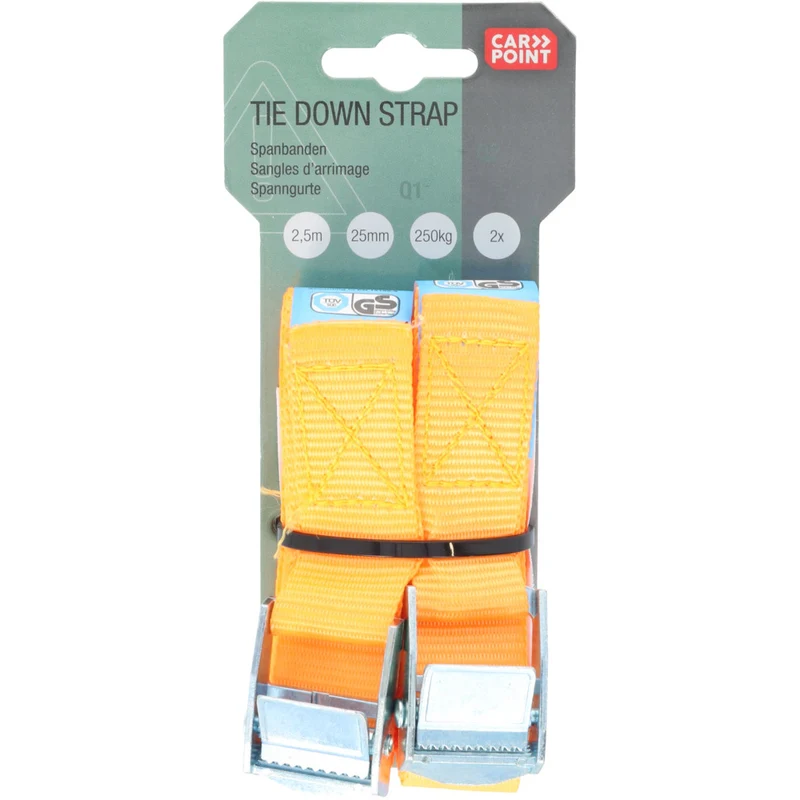Carpoint Spanbanden 2,5m 2stuks