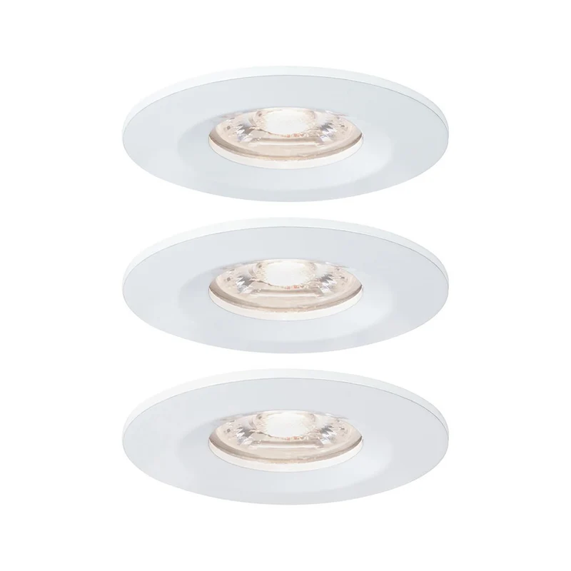 Paulmann Inbouwspot Nova Mini Mat Wit Rond 4W IP44 3st