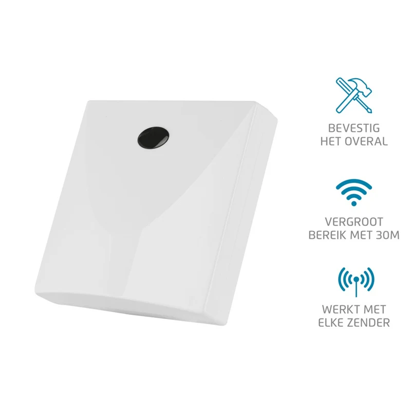 KlikAanKlikUit Inbouwschakelaar 2300W ACM-2300-HC Wit