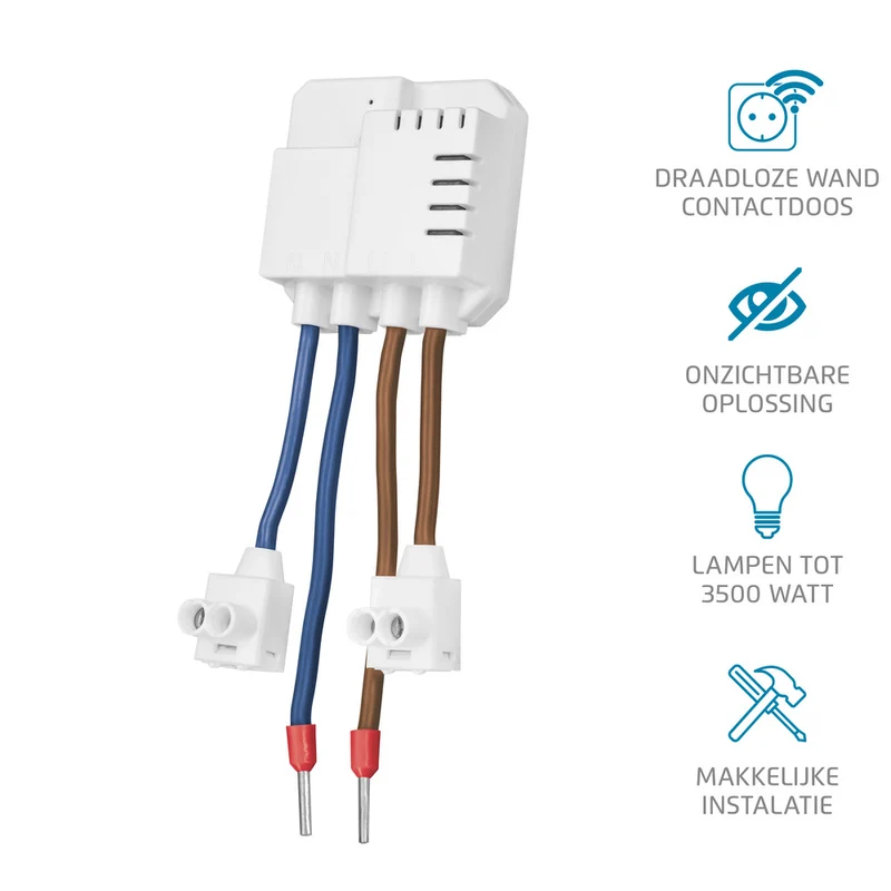 KlikAanKlikUit Ingebouwde Mini Hoofdschakelaar AWS-3500S