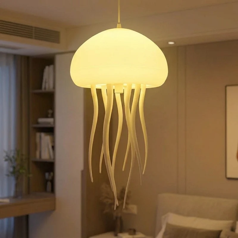 Jellyfish RGB Voice Control Pendant Night Lamp