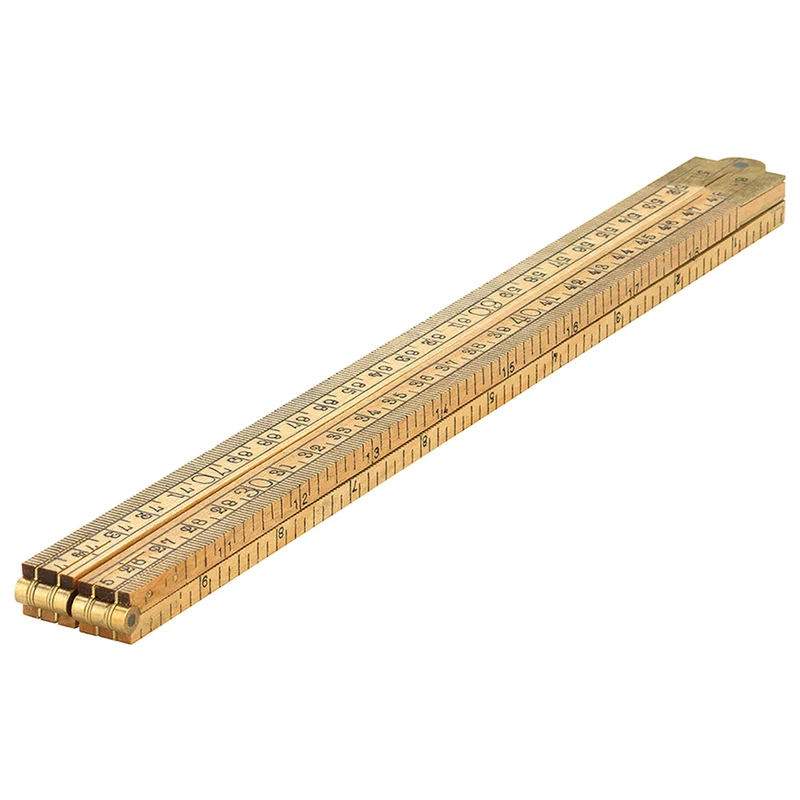 Duimstok Hout blank 1m