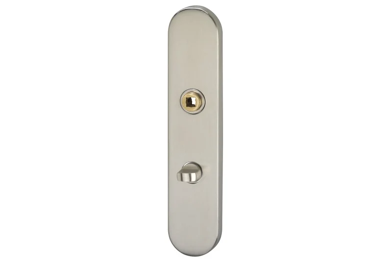 Impresso Schild Ovaal Verdekt Modulair WC63 RVS 2stuks