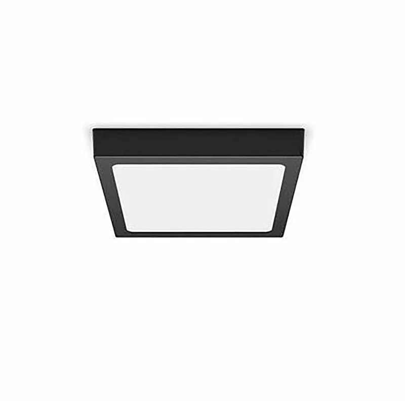 Philips Plafondlamp Magneos DL252 Zwart Vierkant 12W IP20 21x21cm