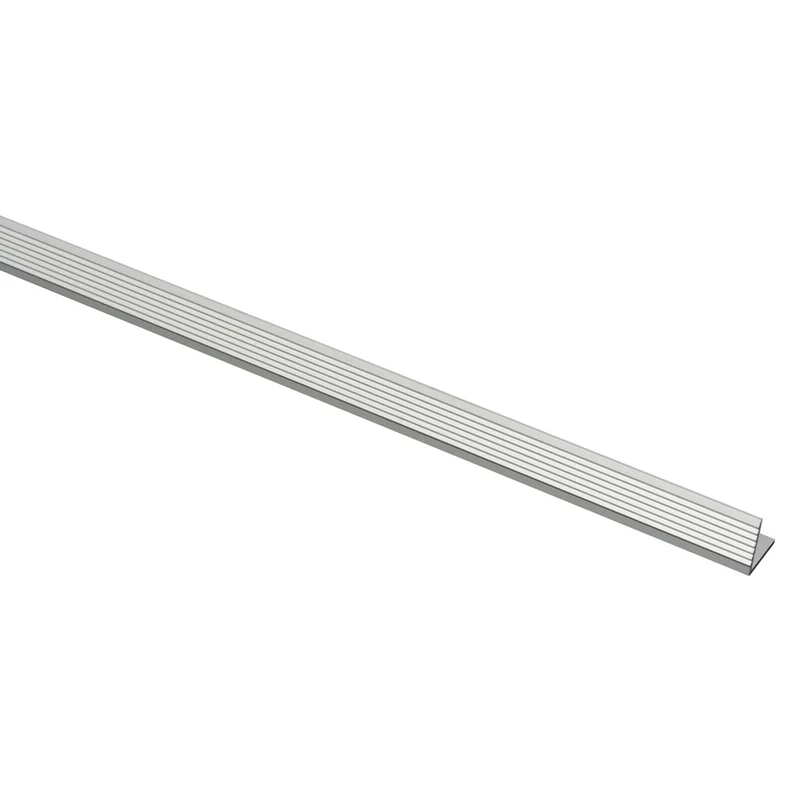 Essentials Trapkant Aluminium Geanodiseerd 19x19x2mm 100 cm